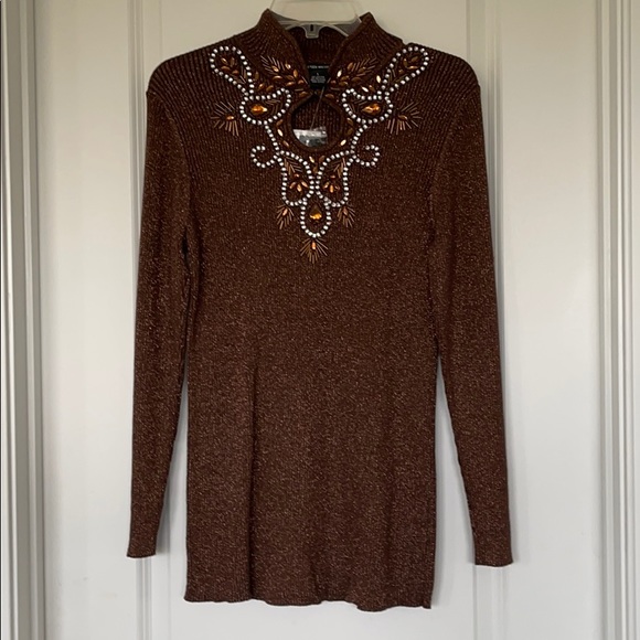 Pretty Embellished Sweater, NWT - Picture 1 of 4